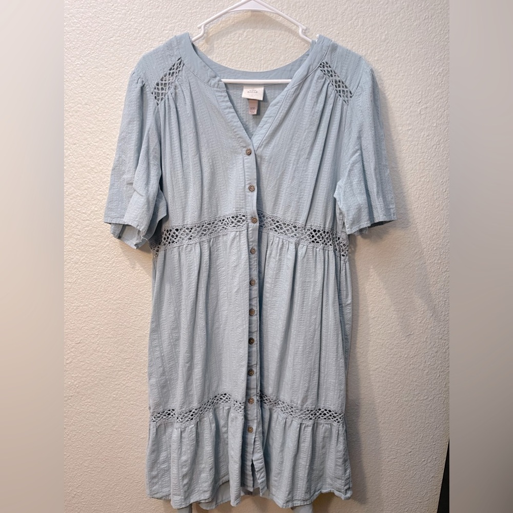 Knox Rose Button Down Dress Size XXL